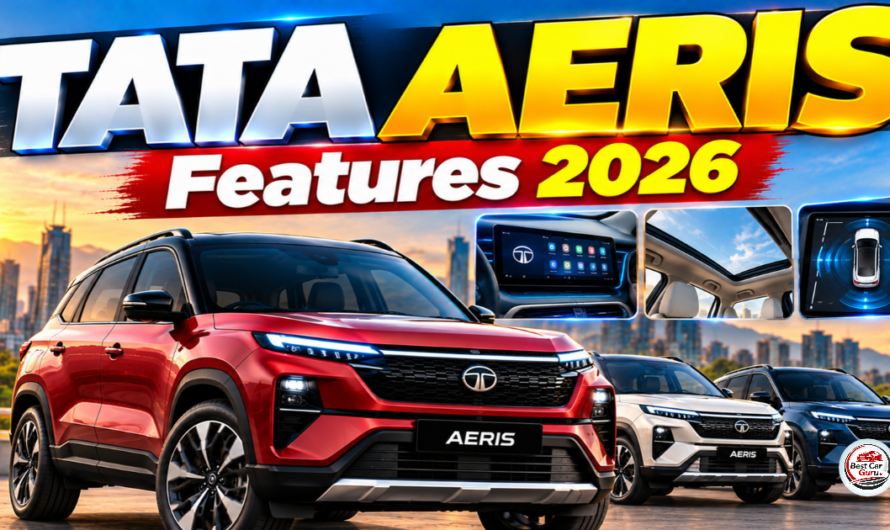 Tata Aeris Features 2026 – Interior, Safety, Touchscreen, 360 Camera and Full Specifications